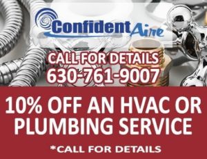 10% off an HVAC or plumbing service